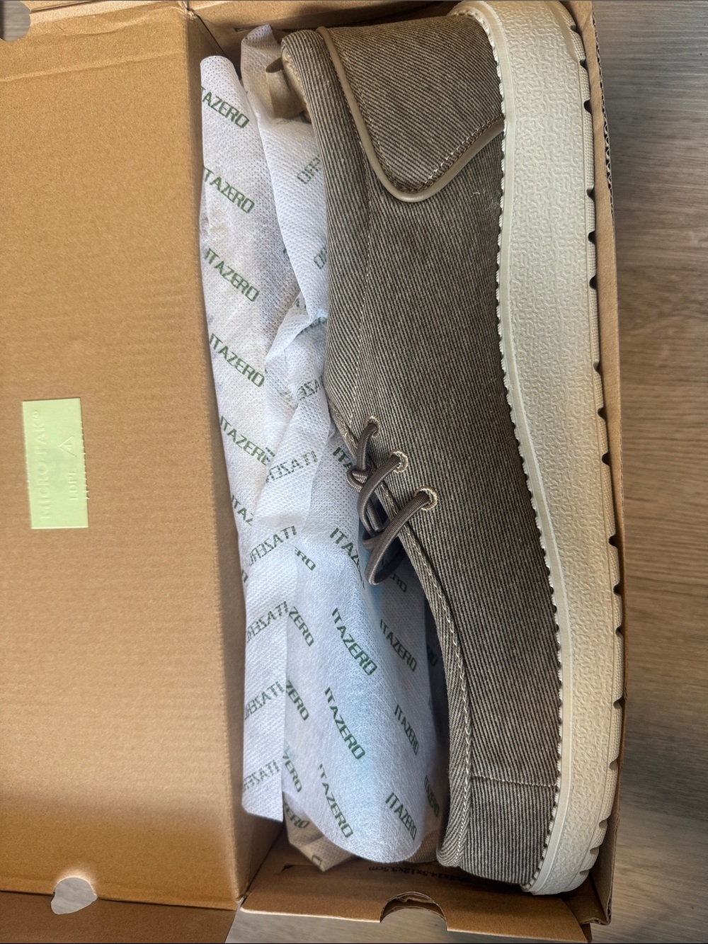 Brand new, Men's Casual Slip-On Loafer in Olive Taupe by